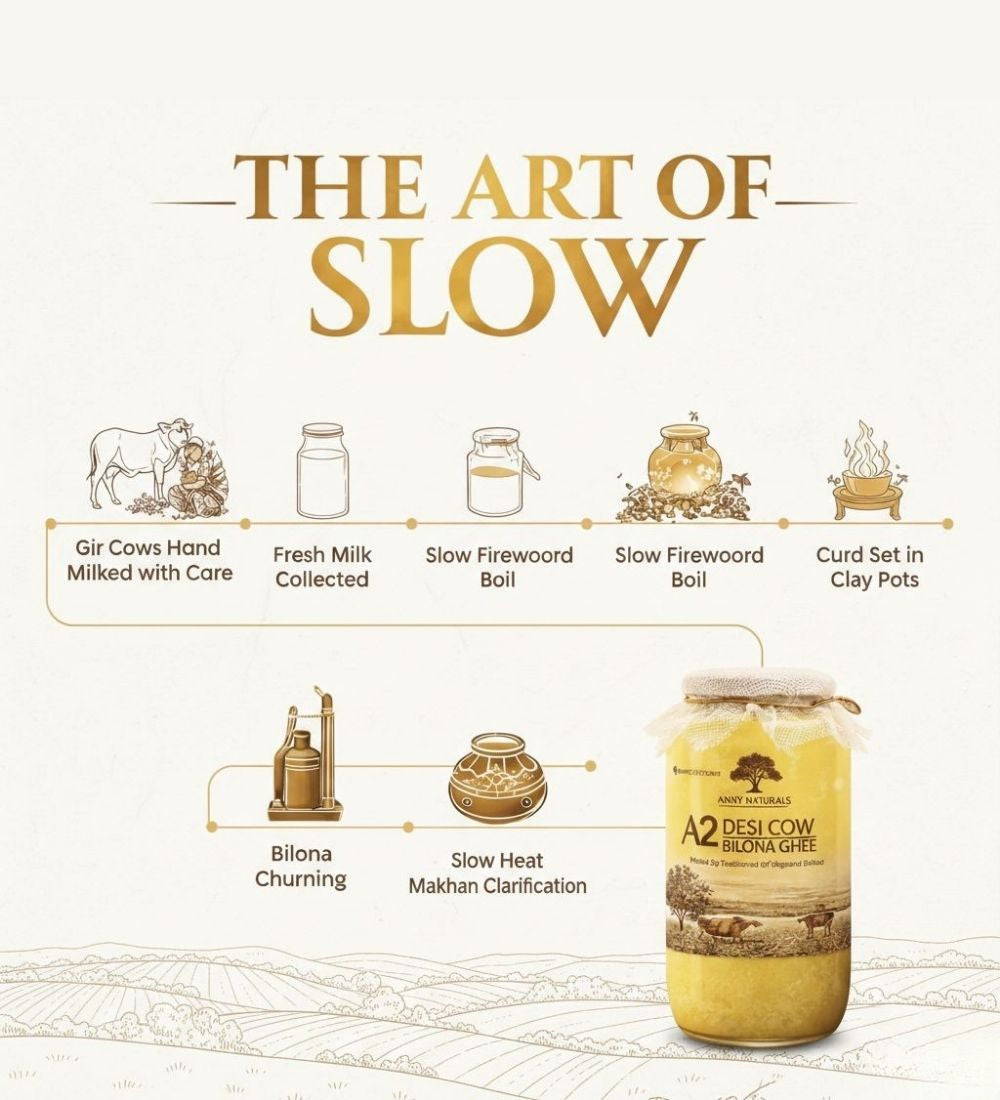 Pure A2 Bilona Cow Ghee 500ml