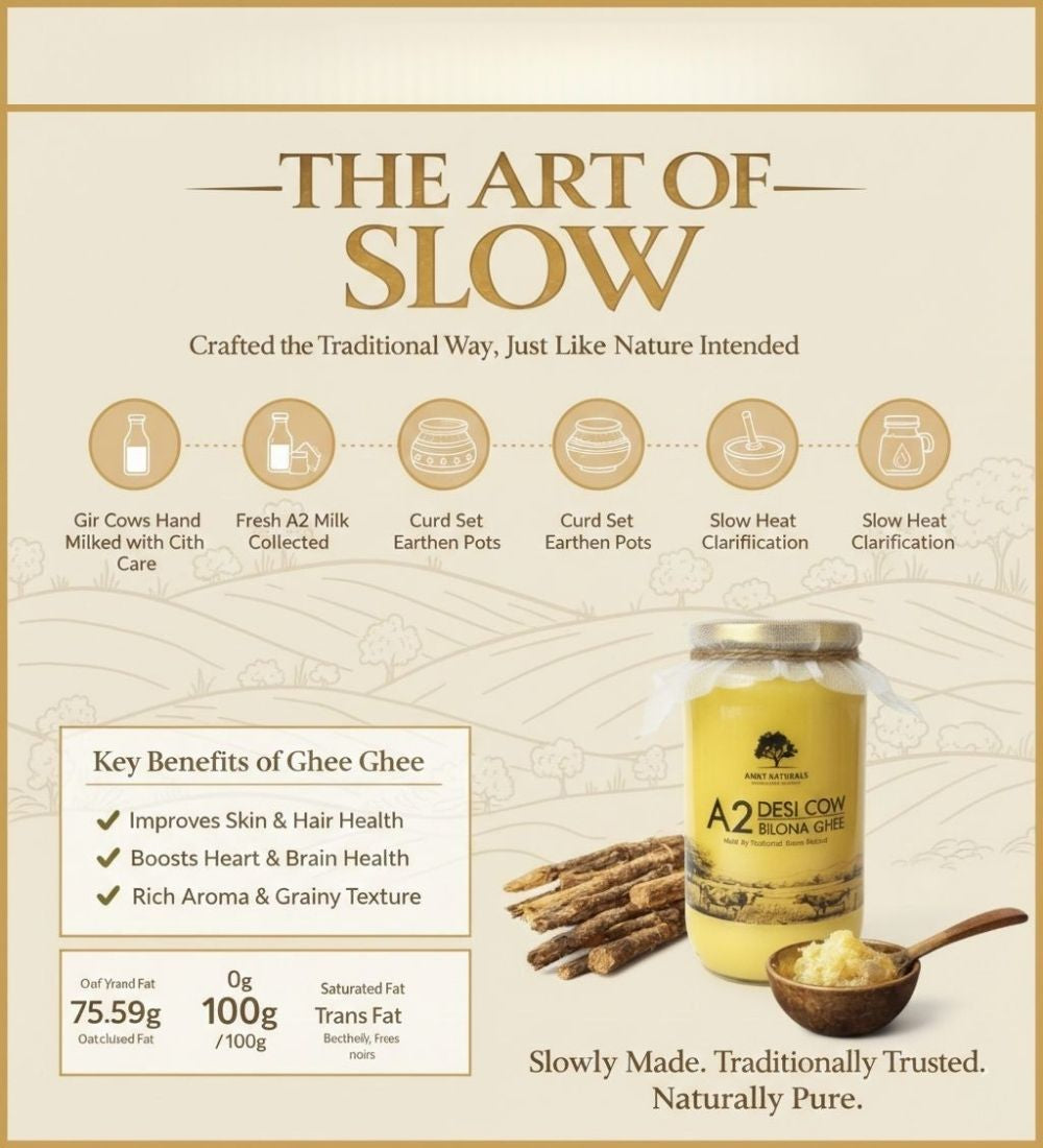 Pure A2 Bilona Cow Ghee 500ml