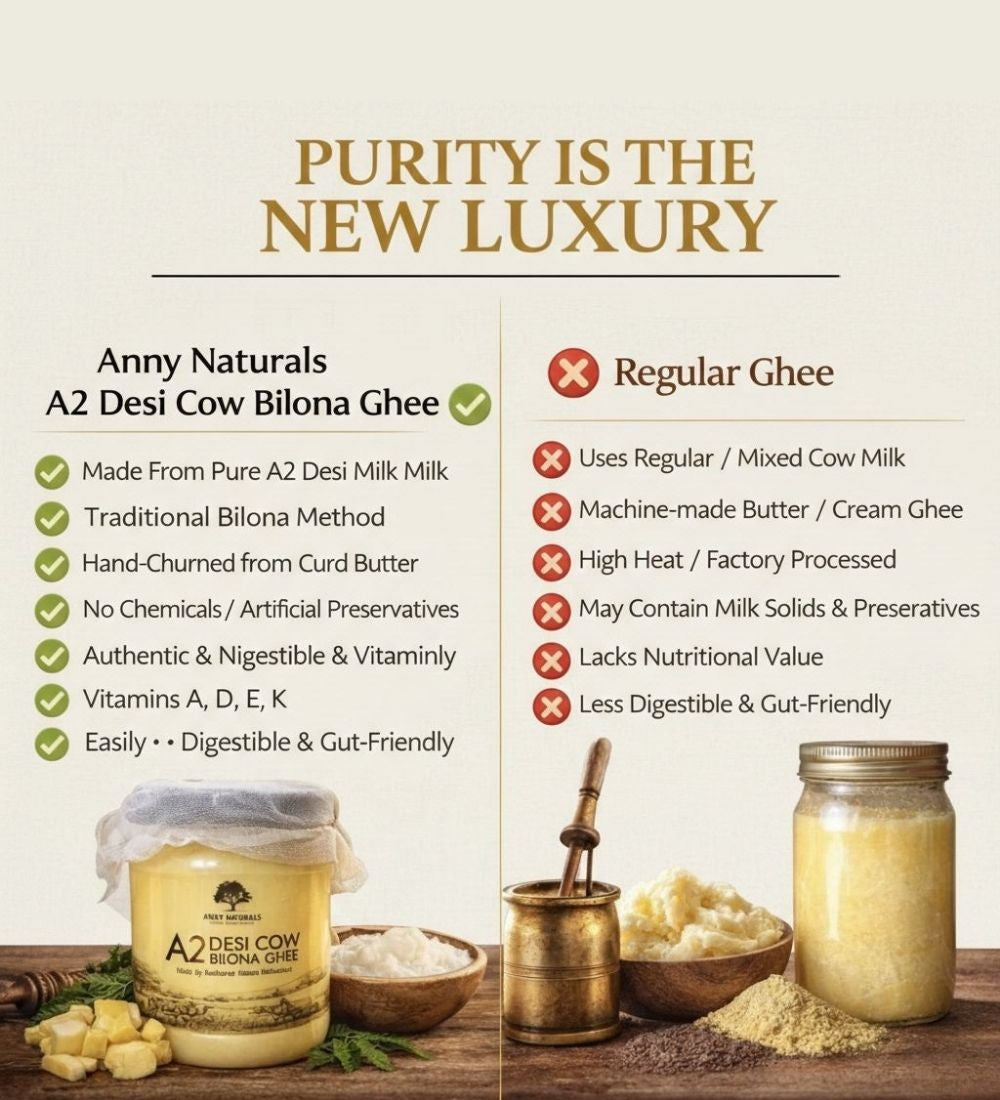 Pure A2 Bilona Cow Ghee 500ml