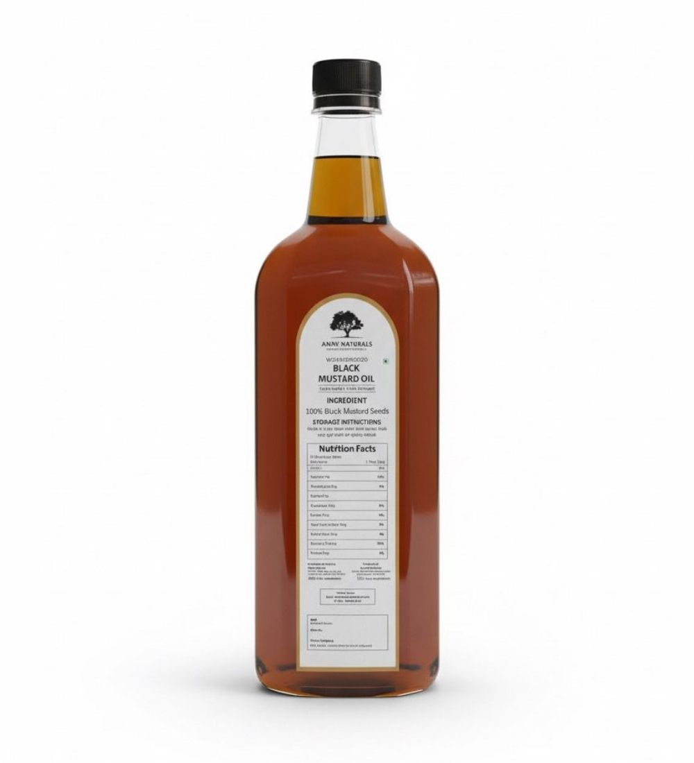 Wood Pressed Black Mustard Oil 1000ml