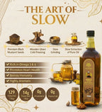 Wood Pressed Black Mustard Oil 1000ml