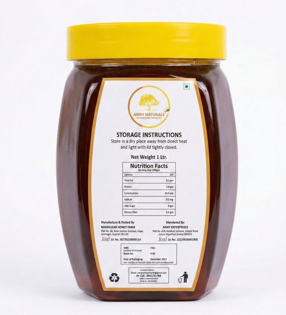 Pure Raw Forest Honey Natural 1 liter